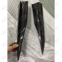 PARE-CHOCS ARRIÈRE EN FIBER DE CARBONE de SÉPARATEUR de LÈVRE POUR 2008-2014 MERCEDES BENZ C-CLASS W204 AMG C63