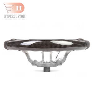 Convient pour <span class=keywords><strong>Nissan</strong></span> <span class=keywords><strong>GTR</strong></span> R35 Smart LED Carbon Fiber Steering Wheel Modification 6 O'clock Direction Change Leather - Product Image 2