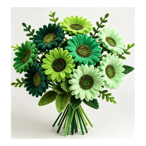 Matériel artistique éducatif DIY, fil chenille velours pour projets créatifs et belles décorations florales en fil chenille. - Product Image 6