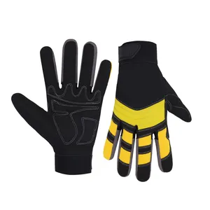 PRISAFETY新设计SBR衬垫防振其他运动男士骑行手套安全手手套