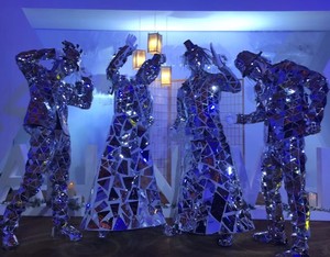 Costume da Scenico a Specchio per DJ, Feste, Nightclub, Ballerini, Abbigliamento Riflettente per Uomo e <span class=keywords><strong>Donna</strong></span>, Costumi da Ballo - Product Image 5