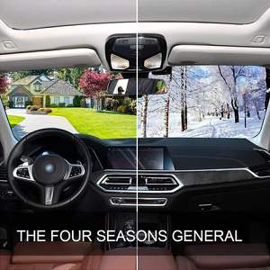 Parasol para parabrisas de coche con flor de mariposa, peonías Rojas, protector de visera plegable con rayos UV, cubiertas elegantes para <span class=keywords><strong>volante</strong></span> - Product Image 4