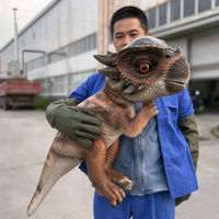 Marionnette à main modèle de dinosaure pour bébé, prix d'usine