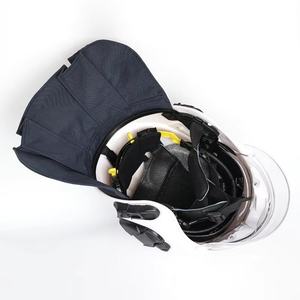 Casco de Seguridad contra Incendios: Casco de Rescate Ignífugo de Estilo Europeo con Capucha Protectora - Product Image 2