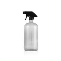Bouteilles en plastique transparentes ou ambrées de 1L, 500ml, 250ml, 200ml, 750ml pour mini-sprays de parfum, produits ménagers, emballages de parfum pour voitures et diffuseurs