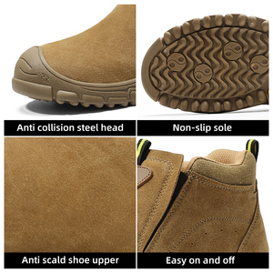 Chaussures de sécurité pour centrales nucléaires, bottes de travail en acier avec embout de protection en Kevlar, résistantes aux perforations et à la chaleur, pour les professionnels des services publics - Product Image 6