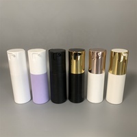 Flacon pompe à lotion sans air rond de 30 ml avec distributeur de pompe à rotation gauche-droite