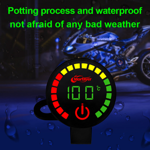 <span class=keywords><strong>Alarm</strong></span> Cerdas Layar Ganda untuk Pengukur Tegangan Baterai Sepeda Motor, Pengukur Suhu Air, dan Pengukur Tegangan serta Kapasitas - Product Image 2