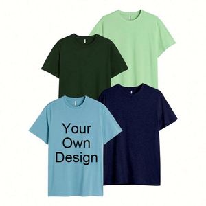 Design Wholesale Custom Your Brand Logo 100% Cotton Printing Men's T-Shirts Short <b>Sleeve</b> Plain Casual - Product Image 6
