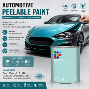 Cat Pelapis Mobil Cair Berbasis Air, Dapat Dikupas, Dapat Dilepas, Warna Kustom, Film Semprot, Cat Mobil Dapat Dikupas - Product Image 1