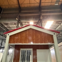 Maison conteneur pliable à structure haute résistance, gain de place, modulaire, détachable, préfabriquée, pour expédition