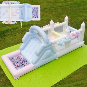 Castillo Inflable de PVC de Grado Comercial <span class=keywords><strong>para</strong></span> Niños y Adultos, <span class=keywords><strong>con</strong></span> <span class=keywords><strong>Piscina</strong></span>, Tobogán, Obstáculos, Zona de Escalada y Soplador - Product Image 1