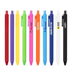 School Plastic Cheap Multi Color Ballpoint Signature <b>Pens</b> Press <b>Retractable</b> Custom Printed Logo with Ball <b>Pen</b> - Product Image 4