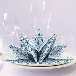 Chất lượng cao trước gấp giấy ăn tối Khăn ăn cho ramadan 2025 Bộ 12 santian - Product Image 2