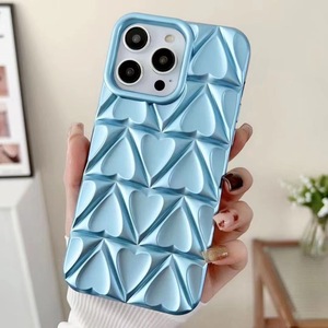 Glossy mềm TPU 3D Holographic tim trường hợp điện thoại cho 15 Pro Chống Sốc dầu-tiêm kim cương thiết kế <span class=keywords><strong>360</strong></span> bảo vệ trường hợp nhà máy - Product Image 5