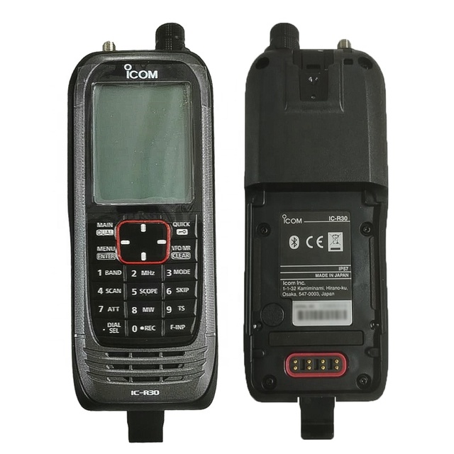 IP57 Digital and Analog ICOM IC-R30 Wide Band FM/AM/SSB/CW Scanner Handheld Receiver