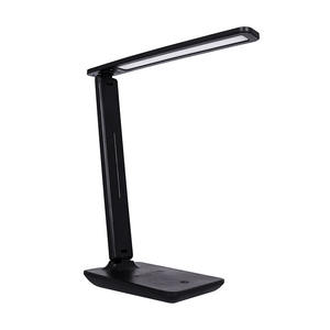 Lámpara de escritorio MOBIL Series Flexo 5W LED con base de carga 3000-4000-6500K Opciones de color para dispositivos móviles en negro - Product Image 1