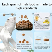 YEE Granulés Coulants Carpe et Koi Papillon Haute Teneur en Protéines Nourriture pour Poissons Formule de Croissance Amélioratrice de Couleur pour Poissons d'Aquarium