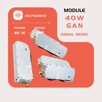 Module anti-drone 40W, amplificateur GaN à bande étroite 20-8000 MHz, unité de détection d'activité RF pour drones, pour les réseaux de surveillance des frontières à distance