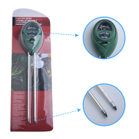 Kits de testeur de sol 3-en-1 capteur d'humidité du sol avec lumière d'humidité et test de PH pour jardin ferme pelouse intérieur extérieur