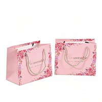 Sacs-cadeaux en papier d'art de luxe ruban Style classique Durable pour l'emballage de faveur de mariage marque au détail pour la stratification artisanale de bougie