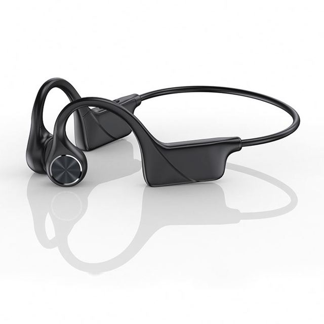 BT 5.0 IPX7 Waterproof Bone Conduction Earphone LED Battery 32G Memory Built-in MP3 Player Ear Hook for Swimming Diving