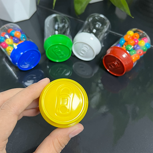 Kaleng Soda 3.5 Custom 100ml, Stoples Plastik untuk Permen, Kue Kering, Permen Jeli, Bunga Herbal Kering, Kemasan Stoples Plastik dengan <span class=keywords><strong>Label</strong></span> - Product Image 5