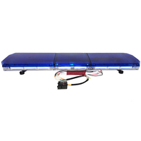 Barra de Luces LED Estroboscópicas Azules de Advertencia para Ambulancias, Vehículos de Emergencia y Tráfico
