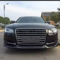 Kits de Parachoques Delanteros para Auto A8 S8, Kits de Carrocería Estilo S8 con Parrilla Negra para Audi A8 D4 PA 2015 2016 2017 2018