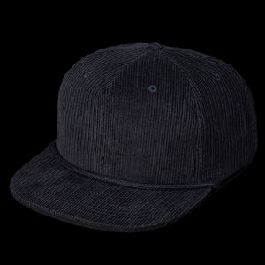 Oem Custom Embroidery Patch Logo Mens High Quality 5 Panel Unstructured Corduroy Blank Rope Snapback <b>Cap</b> <b>Hat</b> - Product Image 2