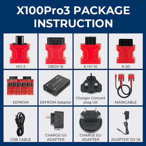 Programador de Llaves XTOOL X100Pro3 con Adaptador EEPROM, Herramienta Profesional para Llaves X100 Pro3, OBD Automotriz - Product Image 4