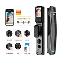 AISUO TUYA WIFI Serrure Intelligente à Reconnaissance Faciale, Loquet Magnétique en Bois, Cerradura Inteligente, Serrure de Porte Intelligente Digitale à Empreinte Digitale