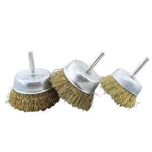 Manufacturer directly sale rust removal steel wire brush steel wire wheel brush t-shaped steel wire brush
