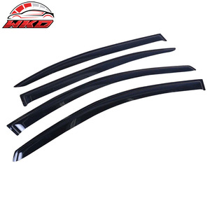 Viseras para Ventanas de Honda Accord 08-12 4 Puertas Sedán, Protectores de Lluvia Acrílicos Adhesivos, 4 Piezas, Protección para Ventanas Laterales de Puertas de Automóvil - Product Image 5