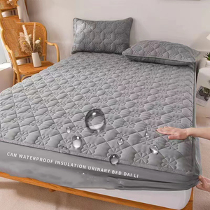 <span class=keywords><strong>Protège</strong></span>-<span class=keywords><strong>Matelas</strong></span> 100 % <span class=keywords><strong>Imperméable</strong></span> Motif Floral Épais Matelassé <span class=keywords><strong>Housse</strong></span> de <span class=keywords><strong>Matelas</strong></span> <span class=keywords><strong>en</strong></span> Tissus Microfibre <span class=keywords><strong>Drap</strong></span> <span class=keywords><strong>Housse</strong></span> King Queen - Product Image 2