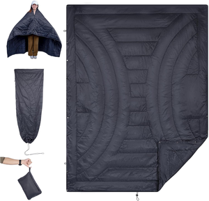 Couverture de camping alternative au duvet, ultralégère, sans plumes, couette chaude, <span class=keywords><strong>poncho</strong></span> portable, sac de couchage pour la randonnée en plein air et le trekking - Product Image 1