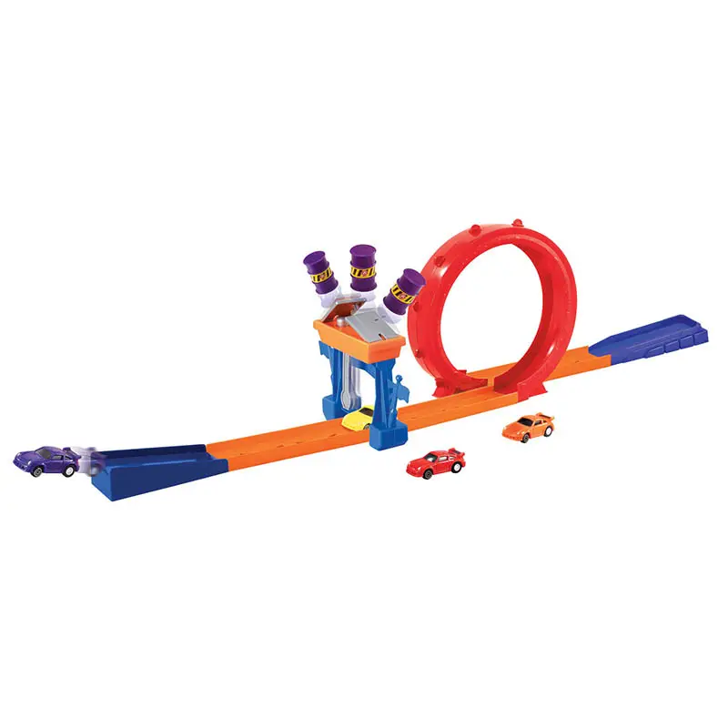 लोकप्रिय क्रिसमस खिलौने स्टंट मास्टर कूद सेट बच्चों शैक्षिक खिलौने रेलवे कार ट्रैक ट्रेन खिलौना