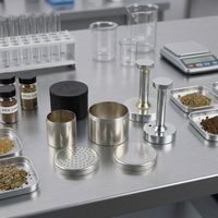 Couteau annulaire en acier inoxydable pour échantillonnage de sol, échantillonneur annulaire en acier inoxydable pour sol, machine d'analyse de sol