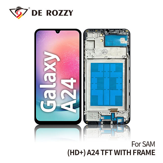 Factory Wholesale In-cell LCD Display with 1-Year After-sales Period for A24 TFT with FRAME