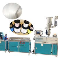 Ligne de production d'extrusion de ligne de pêche à vis simple automatique à grande vitesse |   Machine à monofilament PP/TPU/PLA pour film de fil