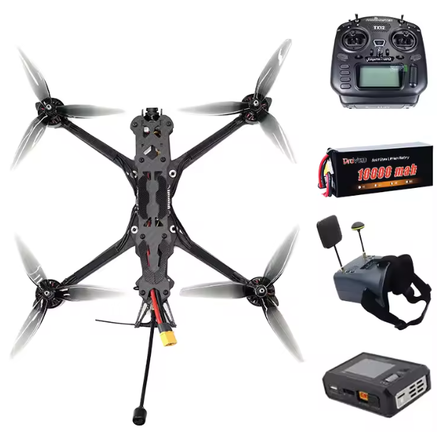 7-Inch Analog FPV Racing Drone with Long Range Remote Control BNF PNP Payload 2 3.5 4 kg Long Flight Time Video Transmission