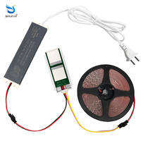 Interrupteur de lumière à détecteur de mouvement PIR intelligent radar personnalisé 12V 5A 60W pour miroir de salle de bain