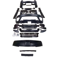 Runde Upgrade SVR Style Kit de carrosserie en fibre de carbone pour 14-21 Land Rover Range Rover Sport Pare-chocs avant Diffuseur arrière Jupes latérales