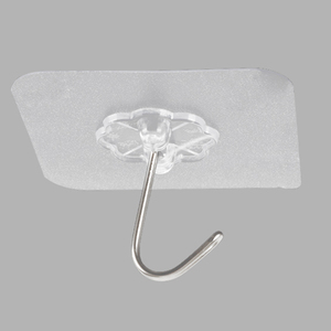 High Quality Transparent Adhesive <strong>Wall</strong> <strong>Hook</strong> Heavy Duty <strong>Wall</strong> <strong>Hooks</strong> for Hanging for Office Home Factory Wholesale Clothes Hangers - Product Image 6