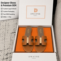 Nouvelles sandales de luxe pour femme 2026, en cuir de haute qualité, style H, couleur camel, style parisien, pour l'été et la plage, décontractées