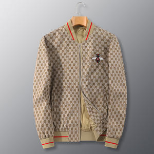 Cappotto da Baseball <span class=keywords><strong>Slim</strong></span> <span class=keywords><strong>Fit</strong></span> ricamato nuovo stile primavera autunno Casual con chiusura a cerniera con chiusura superiore giovane di mezza età ODM Bomber Jacket - Product Image 4