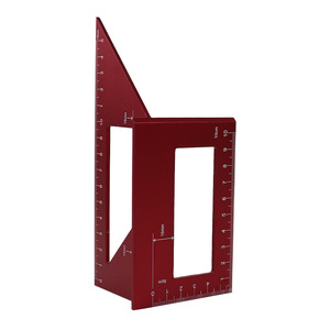 Righello per Misurare Angoli, Trasparente e Trasparente con Gradi a 45° e 90°, Strumento di Misurazione per Falegnameria - Product Image 5
