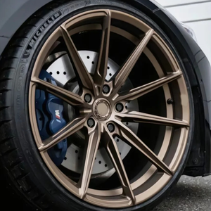 Jantes en alliage d'aluminium forgé <span class=keywords><strong>HW</strong></span> 1 pièce 5x112 5x120 5x114.3 5x100, jantes de voiture personnalisées à déport profond 18-22 pouces, neuves pour Audi - Product Image 1