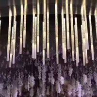 2024 nouveaux accessoires de mariage 10 têtes lustre acrylique musique restaurant bar scène oiseau plafond fenêtre lumières décoratives