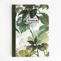 Journal à couverture rigide A5 personnalisé avec estampage en feuille d'or Papeterie élégante pour cadeau Agenda populaire et impression de carnets